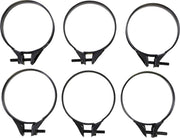 Moose Offroad Hard-parts OEM Carburetor Clamps - Anodised, Black - 110-1058