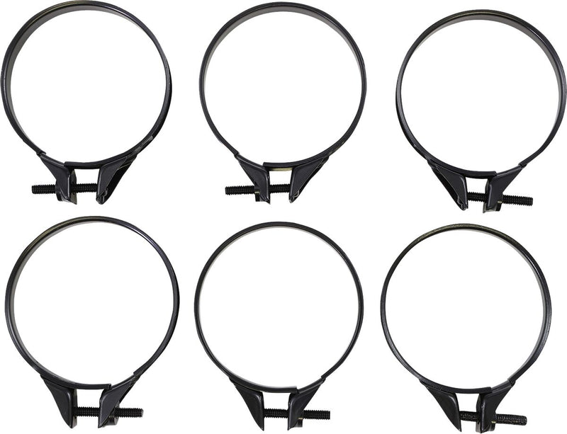 Moose Offroad Hard-parts OEM Carburetor Clamps - Anodised, Black - 110-1058