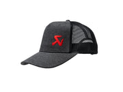 Akrapovic Trucker Hat - Black, Dark Grey