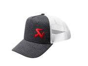 Akrapovic Kid's Akrapovic Trucker Hat - Dark Grey, White