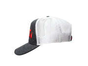 Akrapovic Kid's Akrapovic Trucker Hat - Dark Grey, White