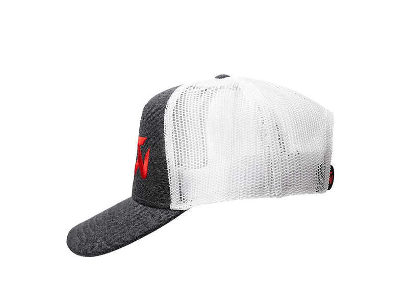Akrapovic Kid's Akrapovic Trucker Hat - Dark Grey, White