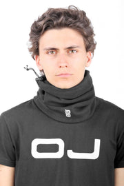 OJ Atmosfere Metropolitane S.r Pile Tube Neck Warmer - Black
