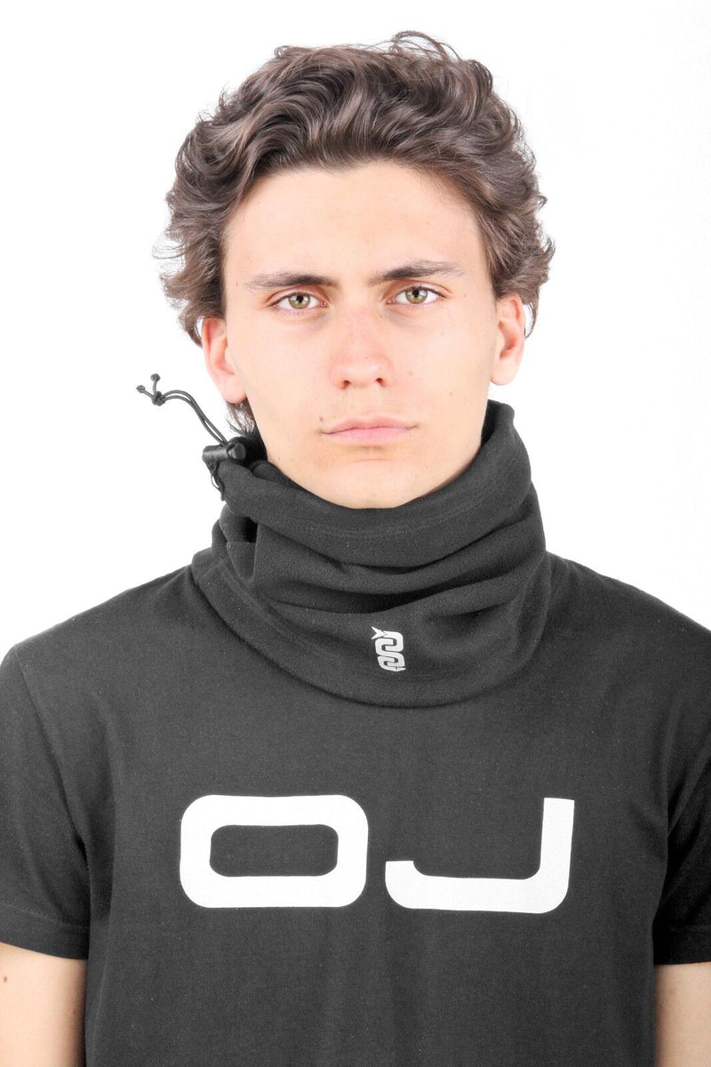 OJ Atmosfere Metropolitane S.r Pile Tube Neck Warmer - Black
