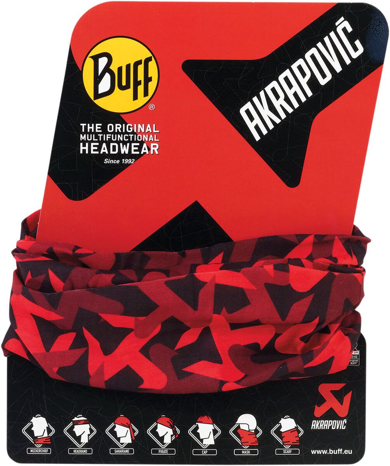 Akrapovic Scarf - Black, Dark Red, Red