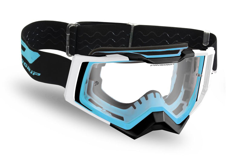 PRO GRIP 3309 Rapid Goggles - Black, Clear, Turquoise, White