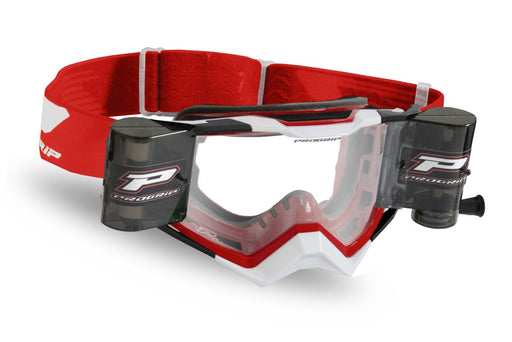 PRO GRIP 3309 Rapid Goggles With Roll-Off System - Black, Red, White