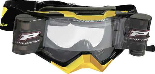 PRO GRIP 3309 Rapid Goggles With Roll-Off System - Black, Yellow