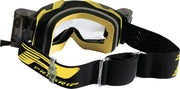PRO GRIP 3309 Rapid Goggles With Roll-Off System - Black, Yellow