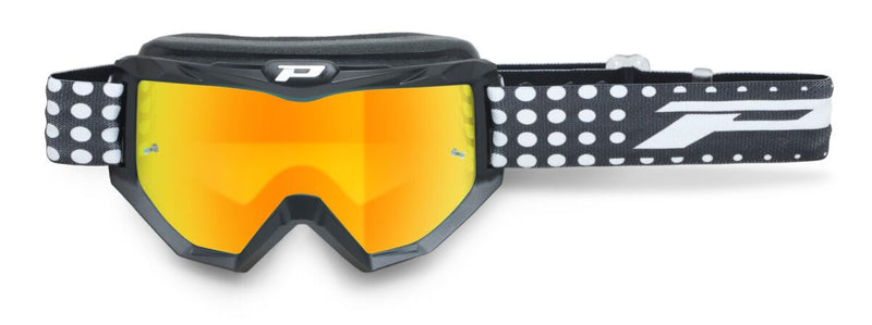 PRO GRIP 3201FL Atzaki MX Goggles - Black, Orange, White