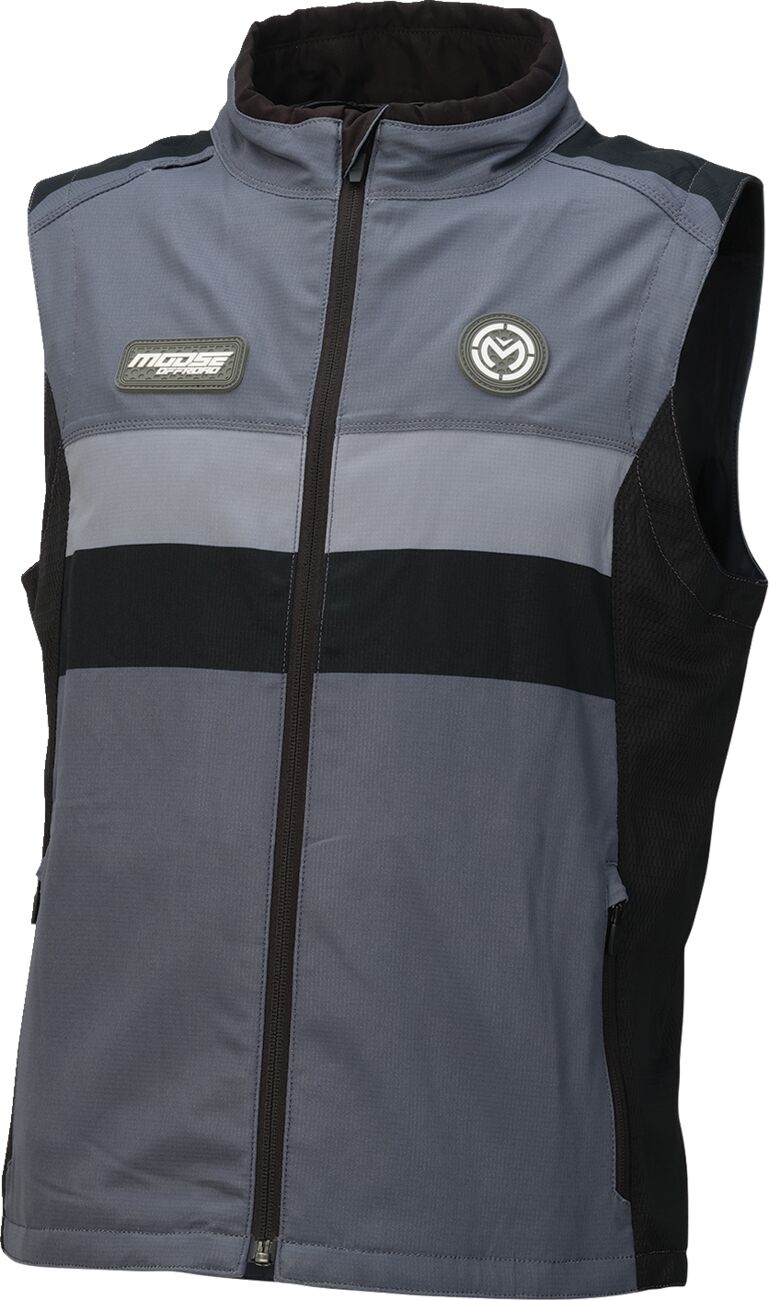 MOOSE OFFROAD SOFT-GOODS Moto Vest - Black, Grey
