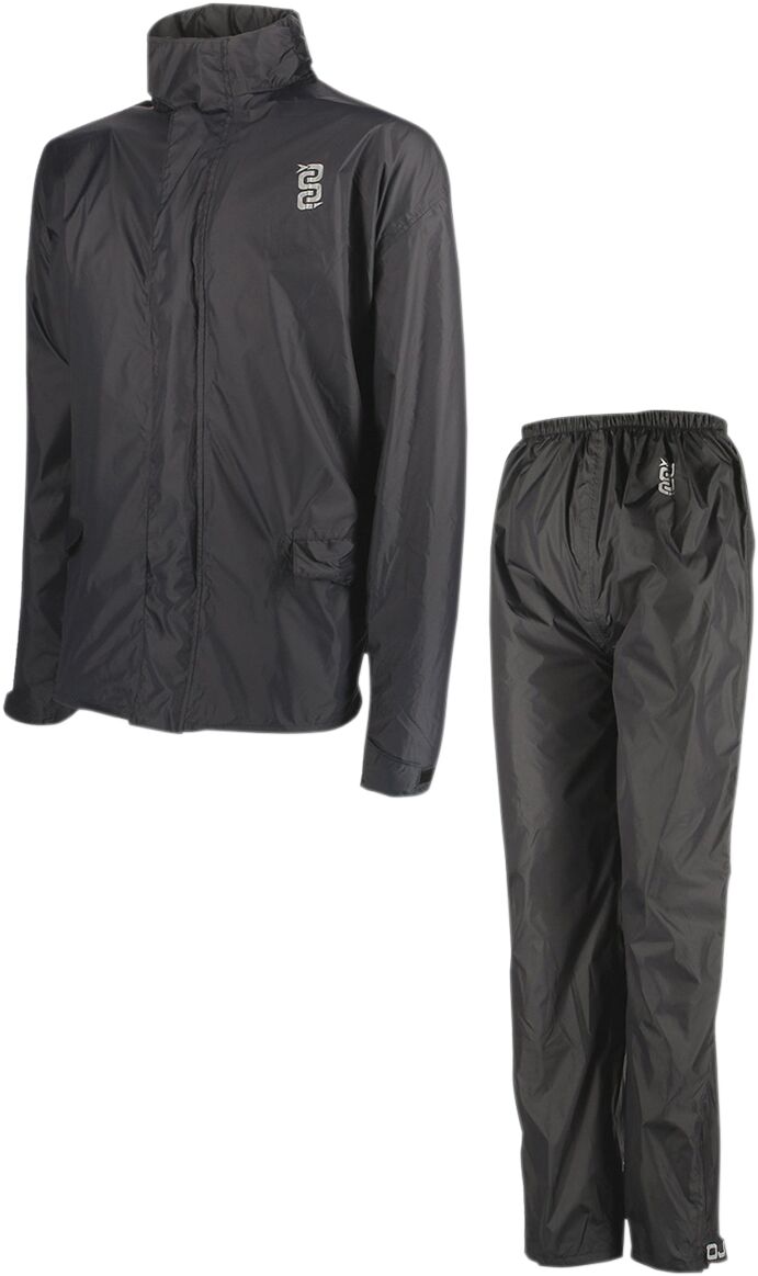 OJ Atmosfere Metropolitane S.r Completo System Two-Piece Rainsuit - Black