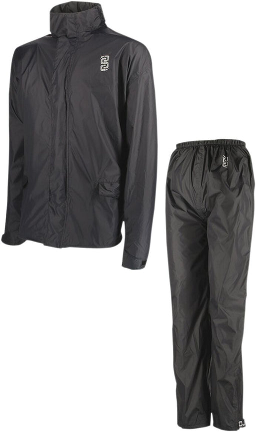OJ Atmosfere Metropolitane S.r Completo System Two-Piece Rainsuit - Black