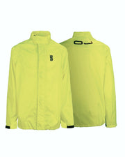 OJ Atmosfere Metropolitane S.r System Set Two-Piece Rainsuit - Black, Hi-Vis Yellow