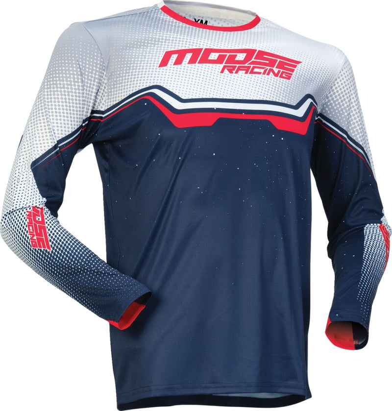 MOOSE OFFROAD SOFT-GOODS Youth Qualifier® Jersey - Blue, Red, White