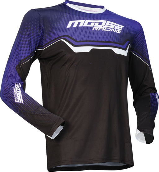MOOSE OFFROAD SOFT-GOODS Youth Qualifier® Jersey - Black, Purple, White