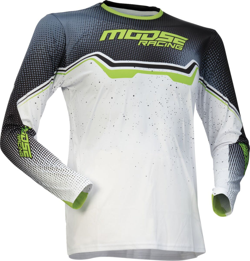 MOOSE OFFROAD SOFT-GOODS Youth Qualifier® Jersey - Black, Green, White