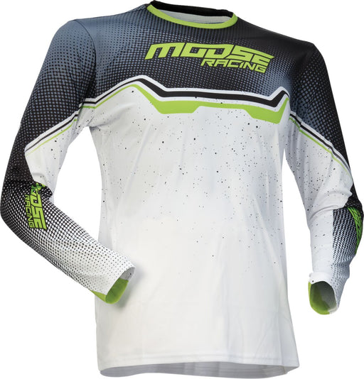 MOOSE OFFROAD SOFT-GOODS Youth Qualifier® Jersey - Black, Green, White