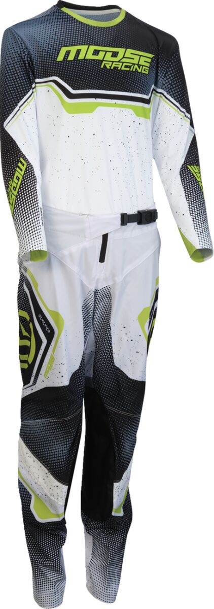 MOOSE OFFROAD SOFT-GOODS Youth Qualifier® Jersey - Black, Green, White