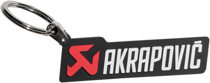 Akrapovic Keychain - Black,  Red,  White