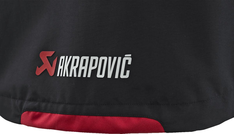 Akrapovic Corpo Rain Jacket - Size M - Black,  Red