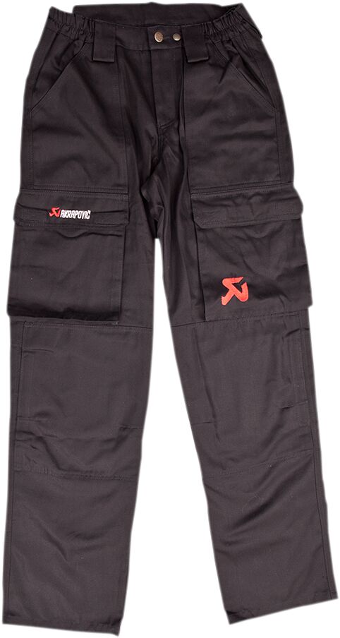 Akrapovic Brand Cargo Pants - Black