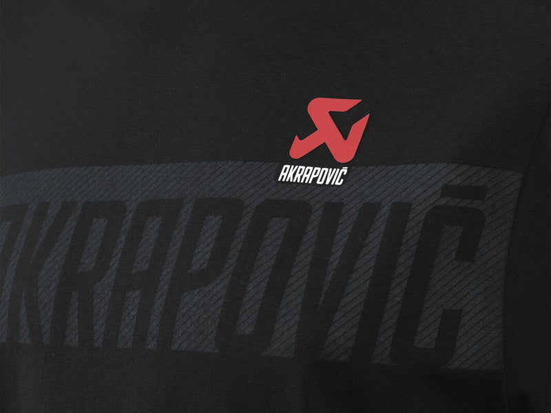 Akrapovic Women's Corpo T-Shirt - Size L - Black,  Red