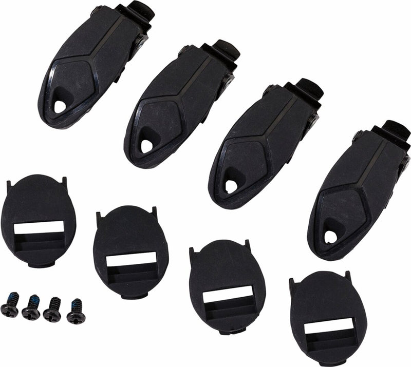 MOOSE OFFROAD SOFT-GOODS Boot Buckle Kit - Qualifier - Black