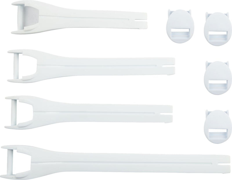 MOOSE OFFROAD SOFT-GOODS Boot Strap Kit - Qualifier - US Boot Sizes 10 - 15 - White