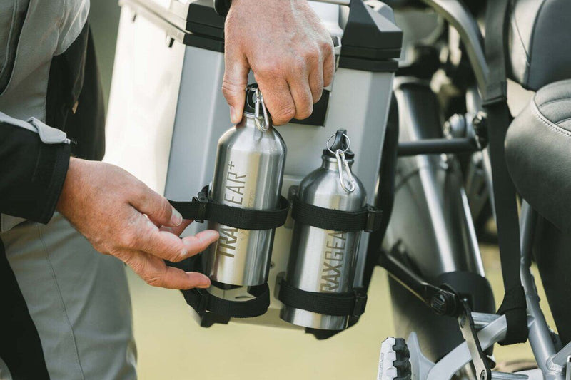 SW-Motech TRAX Bottle Set 2 - Silver