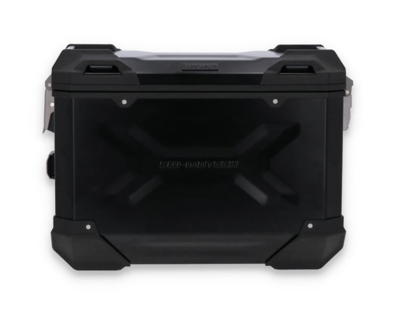 SW-Motech TRAX Adventure Side Case Black Edition (Right) - ADV, TRAX, Anodised, Black, Powder-Coated