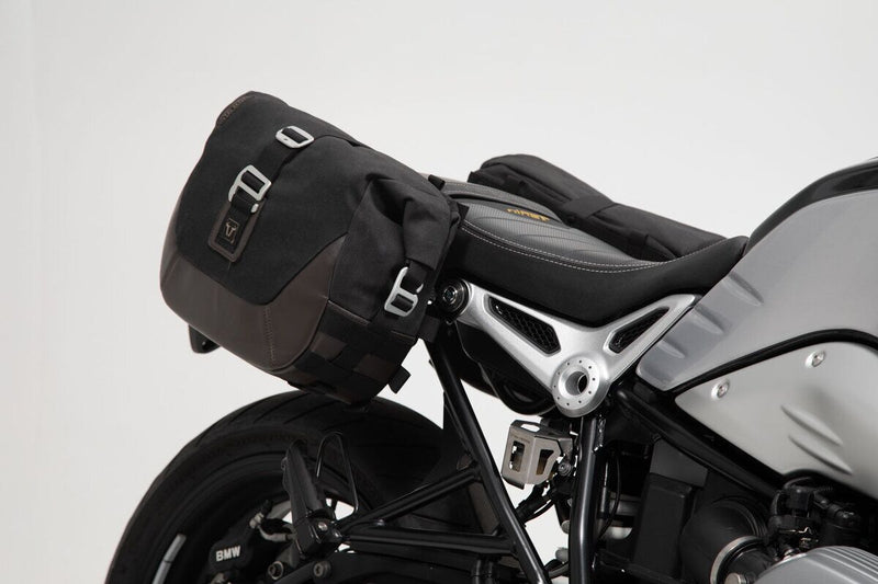 SW-Motech Legend Gear LC1 Side Bag System Brown Edition - Left, Right, Black, Brown - BC.HTA.07.512.20200