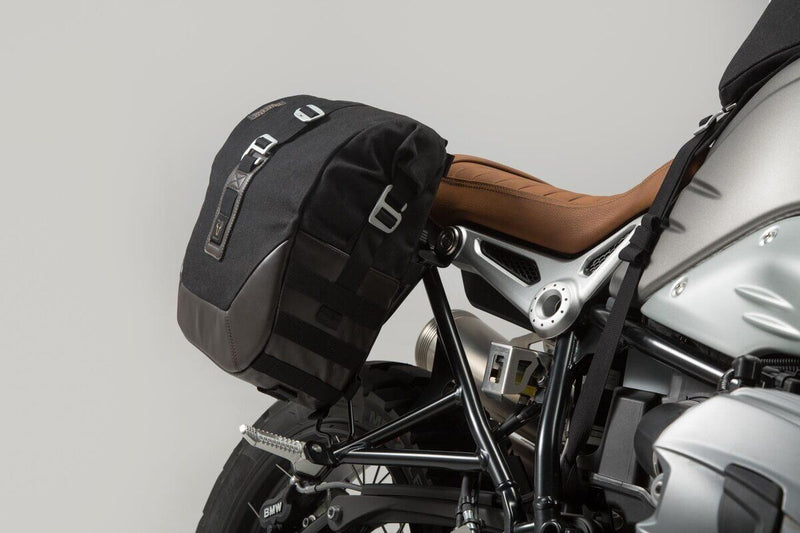 SW-Motech Legend Gear LC1 Side Bag System Brown Edition (Right) - Black, Brown, Saddlebag