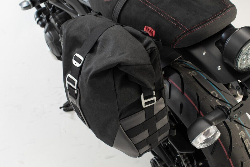 SW-Motech Legend Gear LC2 Side Bag System Brown Edition (Left) - Black, Brown, Saddlebag - BC.HTA.06.599.20200