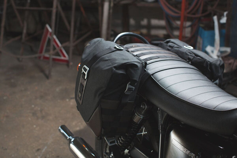 SW-Motech Legend Gear LS2 Side Bag System Brown Edition - Left, Right, Black, Brown