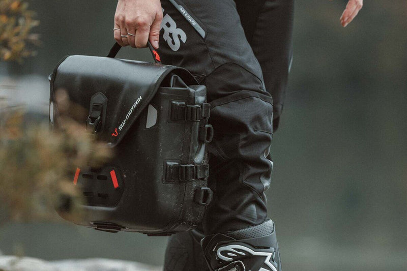 SW-Motech SysBag WP S with Right adapter plate (12-16 Liters) - Black