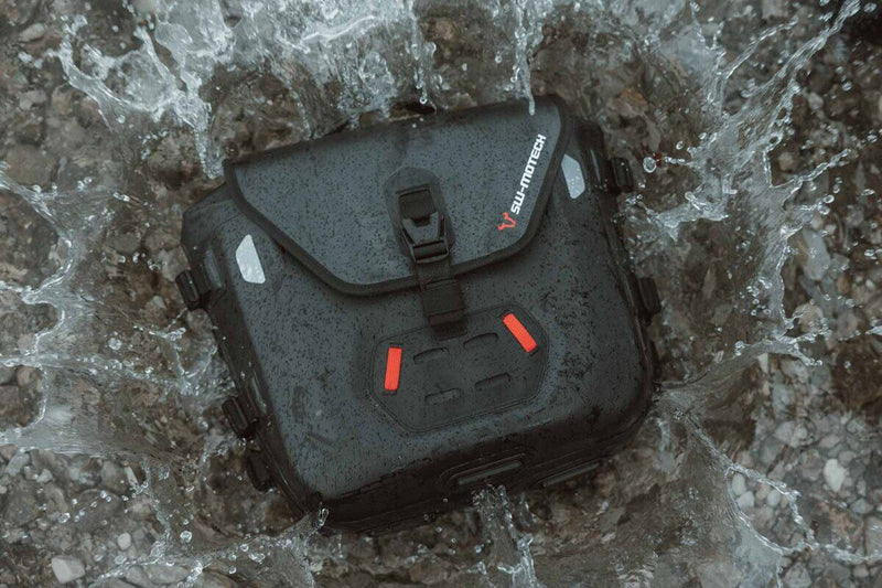 SW-Motech SysBag WP S with Right adapter plate (12-16 Liters) - Black