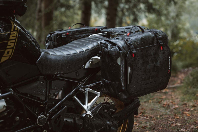 SW-Motech SysBag WP L with Left adapter plate (27-40 Liters) - Black
