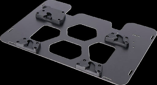 SW-Motech SysBag Adapter Plate - Left, Black, Powder-Coated
