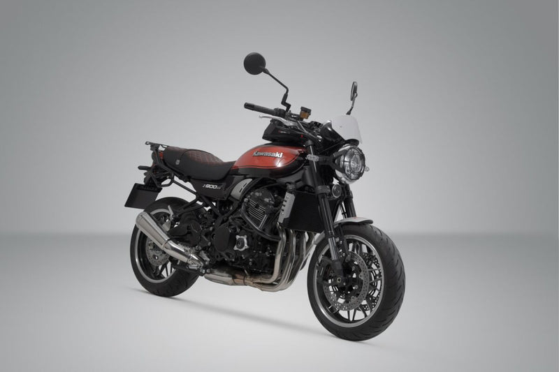 SW-Motech SLC Side Carrier (Left) - Black, Powder-Coated, Saddlebag, Side Case - HTA.08.891.10001