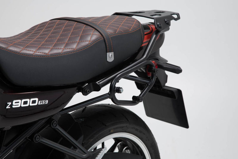 SW-Motech SLC Side Carrier (Left) - Black, Powder-Coated, Saddlebag, Side Case - HTA.08.891.10001