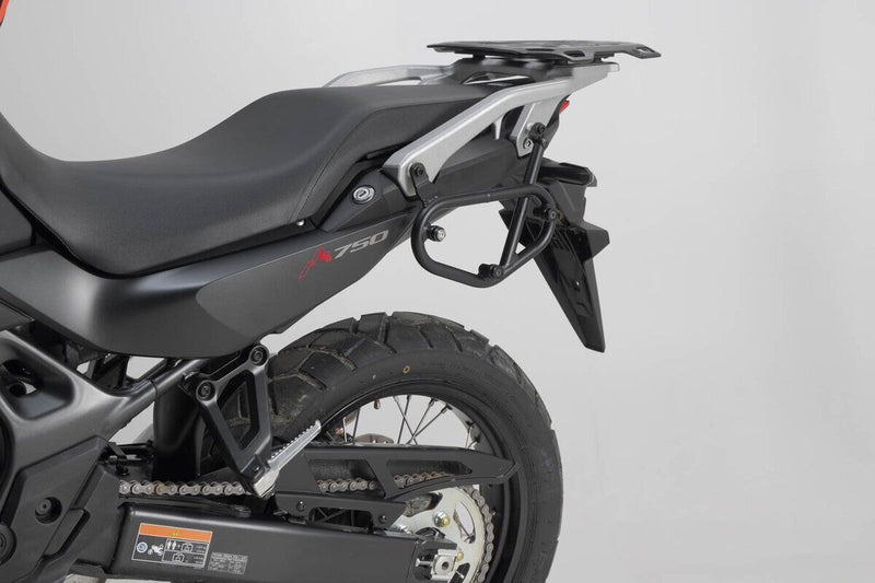 SW-Motech SLC Side Carrier (Left) - Black, Powder-Coated, Saddlebag, Side Case - HTA.01.070.10000