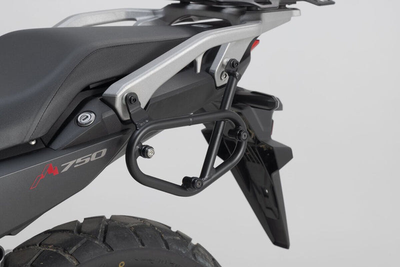 SW-Motech SLC Side Carrier (Left) - Black, Powder-Coated, Saddlebag, Side Case - HTA.01.070.10000