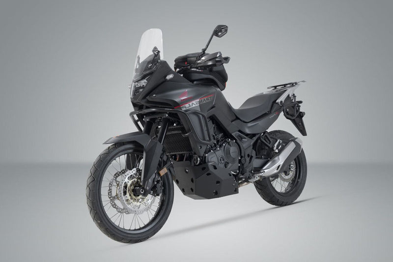 SW-Motech SLC Side Carrier (Left) - Black, Powder-Coated, Saddlebag, Side Case - HTA.01.070.10000