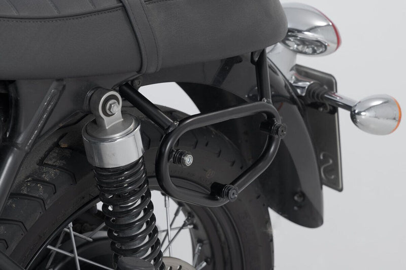 SW-Motech SLC Side Carrier (Left) - Black, Powder-Coated, Saddlebag, Side Case - HTA.11.509.10001