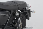 SW-Motech SLC Side Carrier (Left) - Black, Powder-Coated, Saddlebag, Side Case - HTA.11.509.10001