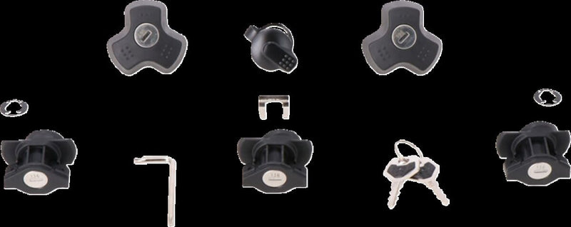 SW-Motech Hard Case DUSC Lock Set - DUSC,  Pro - Black
