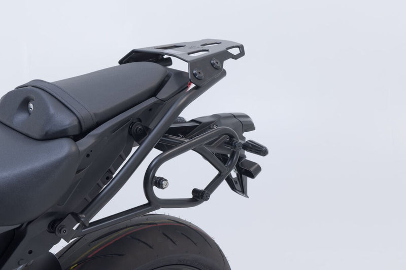 SW-Motech SLC Side Carrier (Left) - Black, Powder-Coated, Saddlebag, Side Case - HTA.06.036.10000