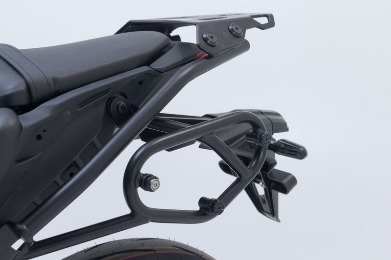 SW-Motech SLC Side Carrier (Left) - Black, Powder-Coated, Saddlebag, Side Case - HTA.06.036.10000