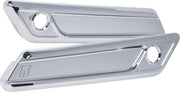 Kodlin USA Saddlebag Latch Covers - Chrome, Slant